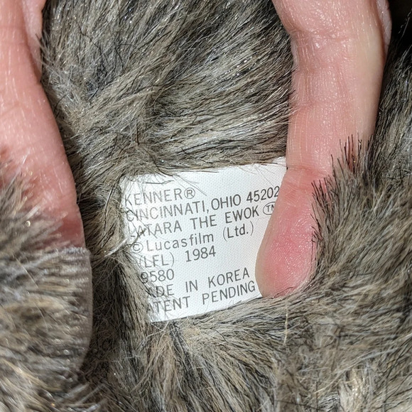 Vintage Star Wars Return Of The Jedi 1984 Kenner Latara the Ewok plush - Picture 5 of 12